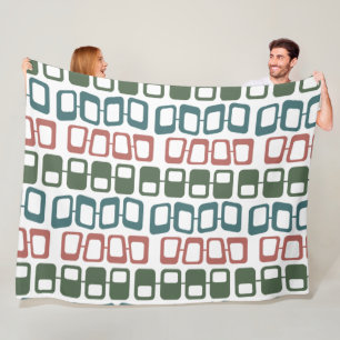 Couverture Polaire Rectangles biaisées