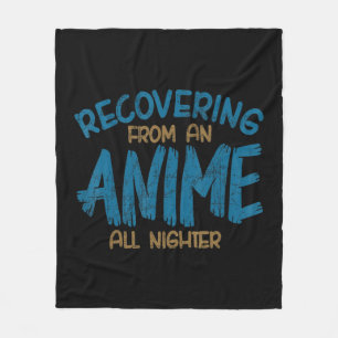 Couverture Polaire Récupération D'Un Anime Toute La Nuit Anime Manga 