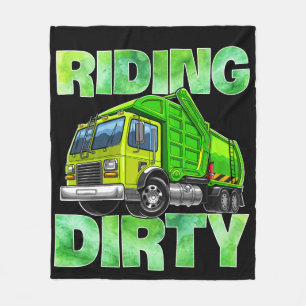 Couverture Polaire Recyclage des ordures Camion T Kids Hommes équitat
