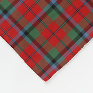 Couverture Polaire Red Plaid Naughton MacNaughton Tartan