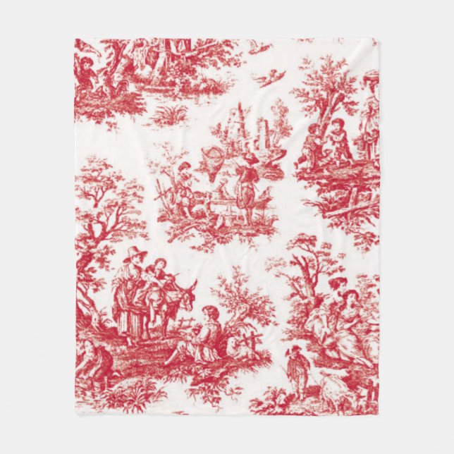 Couverture Polaire Red Toile Holiday (Devant)