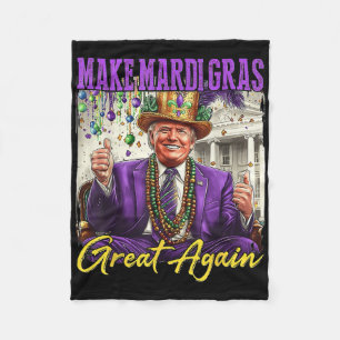 Couverture Polaire Refaire Mardi Gras Great Again
