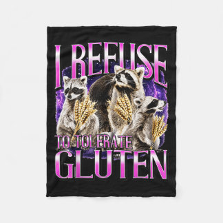 Couverture Polaire Refuser de Tolvie Gluten Raccoon Drôle d'Orge