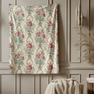 Couverture Polaire Regal Damask Conforter Graceful Botanical Designs