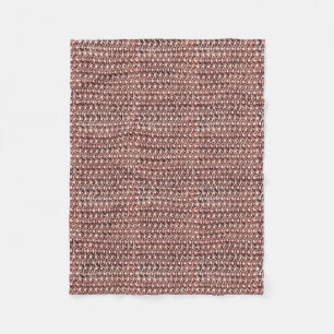 Couverture Polaire Regard métallique d'or de Chainmail d'armure rose