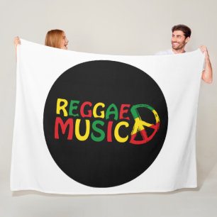 Couverture Polaire Reggae Musique design, reggae art