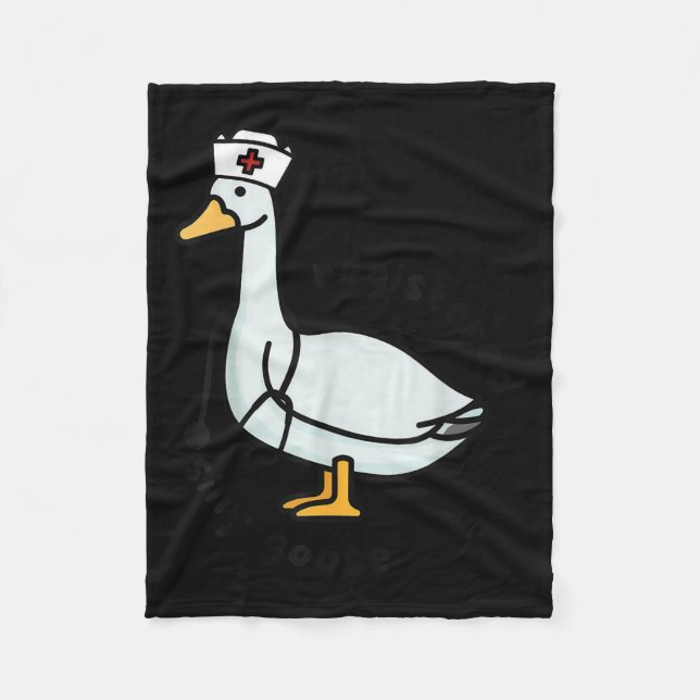 Couverture Polaire Registered Silly Goose Rn Nurse Stethoscope Nursin (Devant)