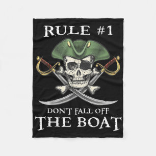 Couverture Polaire Règle #1 Ne Pas Tomber De La Fête Pirate De Croisi