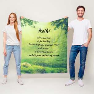Couverture Polaire Reiki inspiré guérissant