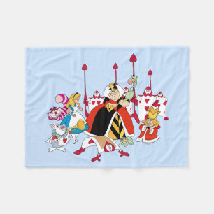 Couverture Polaire Reine des Coeurs Cour d'arrêt