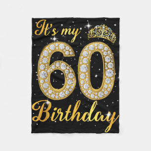 Couverture Polaire reine du 60e anniversaire couronne de diamant 60 a