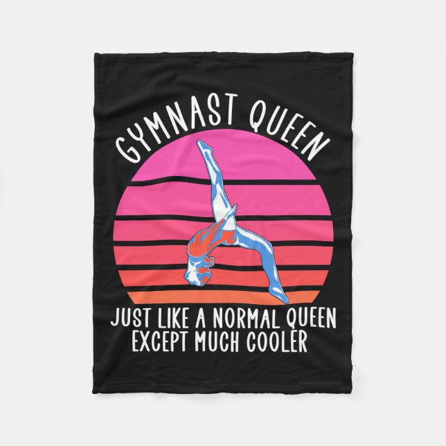 Couverture Polaire Reine Gymnaste (Devant)