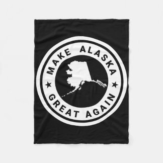 Couverture Polaire Rendez l'Alaska à nouveau génial Drôle Unique Trum