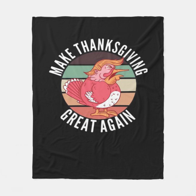 Couverture Polaire Rendre à Thanksgiving sa grandeur Trumpkin - Polit (Devant)