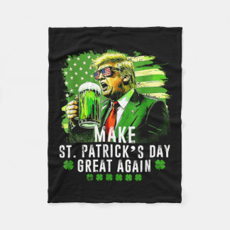 Couverture Polaire Rendre la fête de Saint-Patricks grande à nouveau 