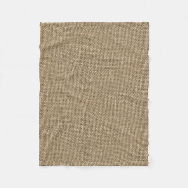 Couverture Polaire Renvoyer de jute de toile de jute (Devant)