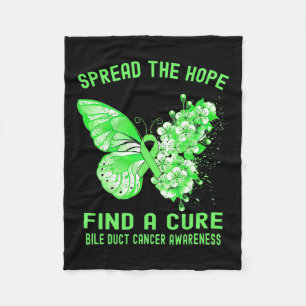 Couverture Polaire Répandre L'Espoir Trouver Un Cure Bile Duct Cancer