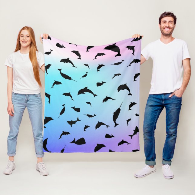 Couverture Polaire requin-taupe sur fond océanique (En situation)