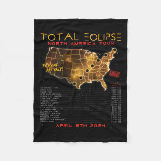 Couverture Polaire Retour) Total Solar Eclipse 2024 North America Tou