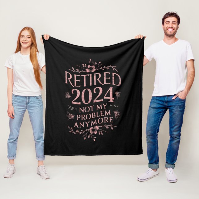 Couverture Polaire Retraité 2024 Pas mon problème Plus Retraite (En situation)