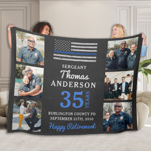 Couverture Polaire Retraite de police 6 Photo Agent des forces de l'o