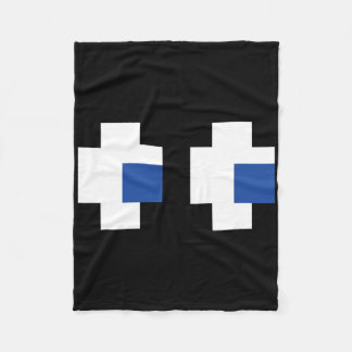 Couverture Polaire Retro Arcade Gaming Halloween Ghost Partner Group
