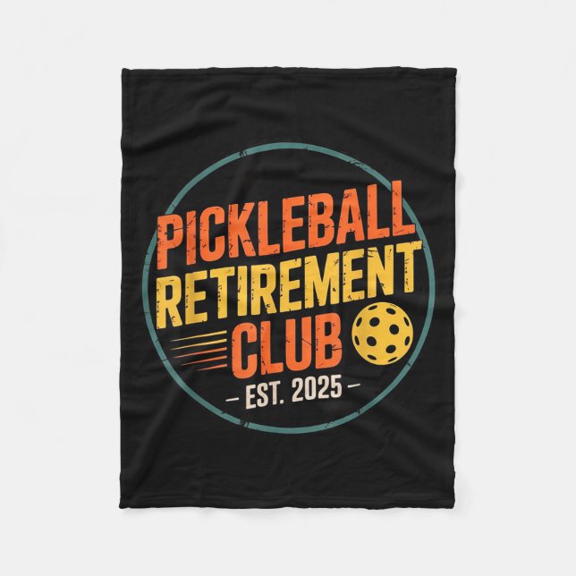 Couverture Polaire Retro Ckleball Retirement Club Apparel Retro Vinta (Devant)