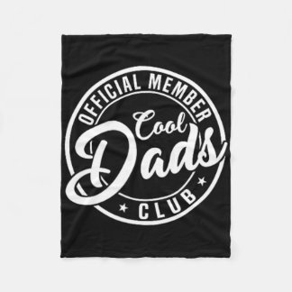 Couverture Polaire Rétro Papa Fête des Pères Hommes Membre Officiel C