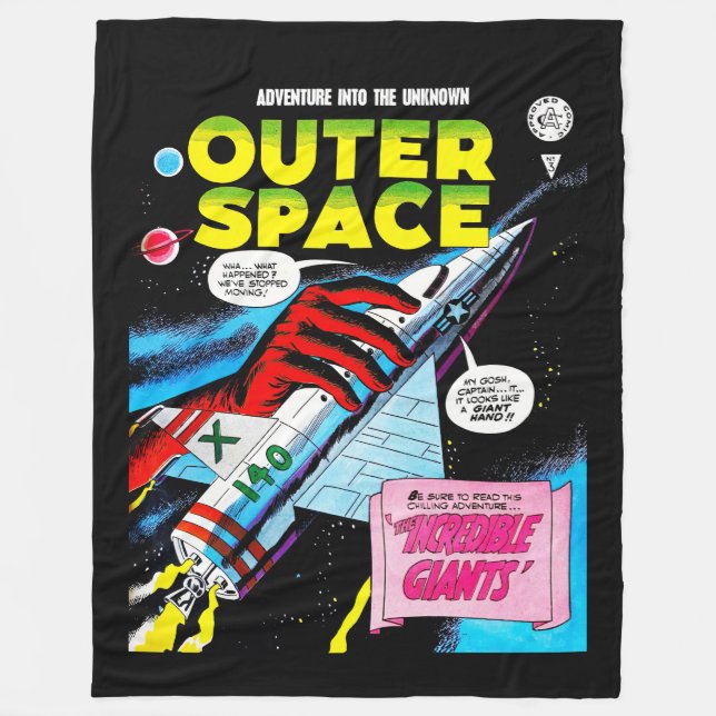 Couverture Polaire Retro Sci-Fi Adventure Outer Space Comics Couvertu (Devant)