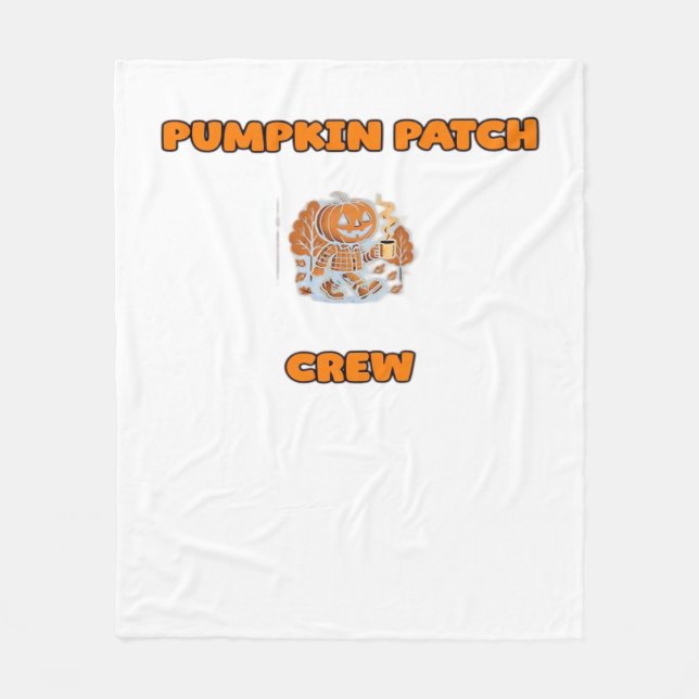 Couverture Polaire Retro Thanksgiving Turquie - Automne Moisson Desig (Devant)