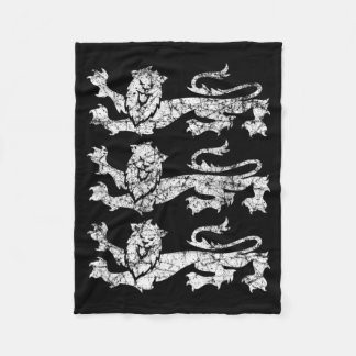 Couverture Polaire Retro Three England Lions Vintage Souvenir T Shirt