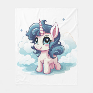 Couverture Polaire 🌈 "Rêves enchantés" Unicorn Fleece Blanket 🦄