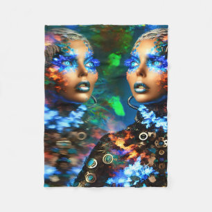 Couverture Polaire Rêveuse chromatique