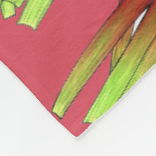 Couverture Polaire Rhubarb culinaire Stalks Légumes Jardin Alimentati