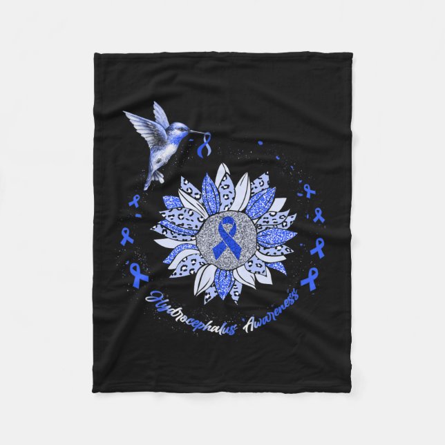 Couverture Polaire Ribbon Tournesol (Devant)