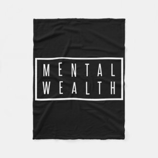 Couverture Polaire Richesse Mentale Soins De Santé Mentale Pour Homme