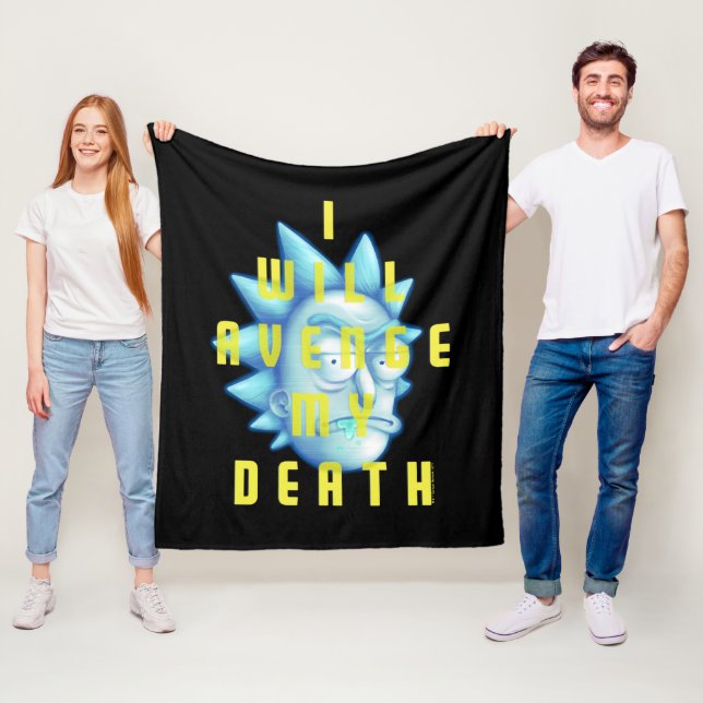 Couverture Polaire RICK ET MORTY™ | Je Vais Évenger Ma Mort (En situation)