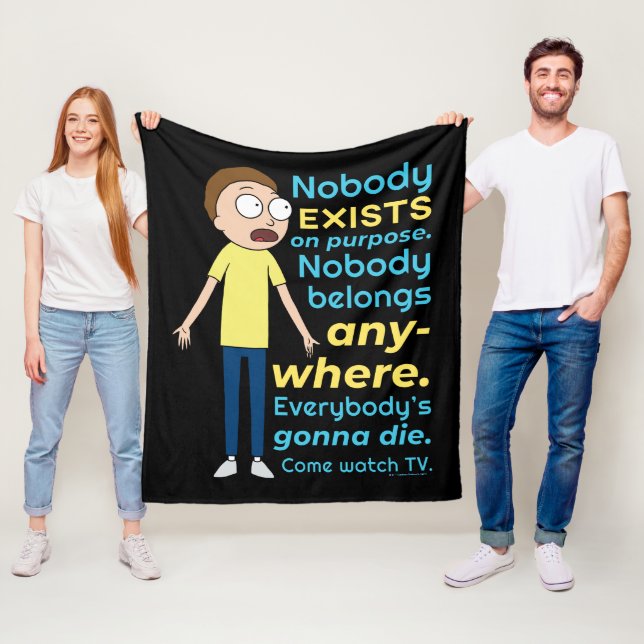 Couverture Polaire RICK ET MORTY™ | Personne N'Existe À Titre Excepti (En situation)