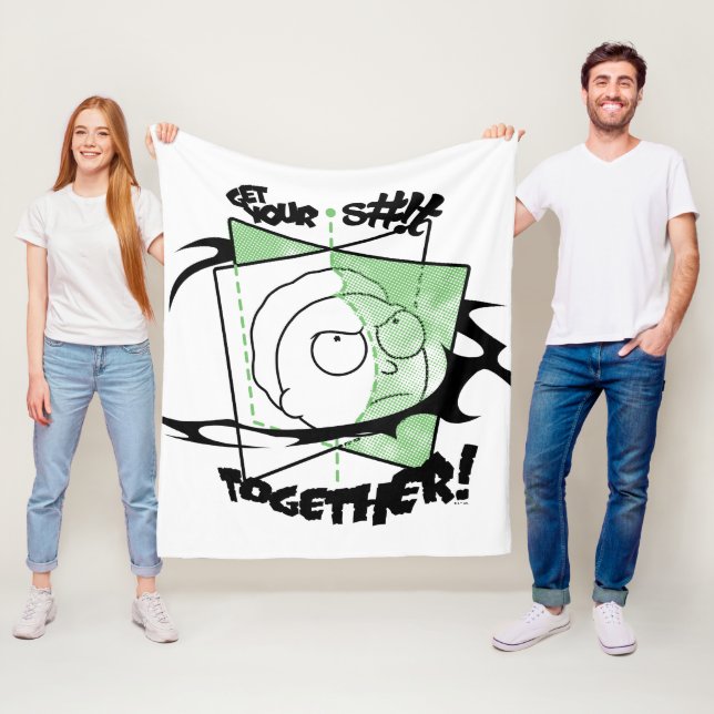 Couverture Polaire RICK ET MORTY™ | Prenez votre S# ! t Together ! (En situation)