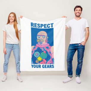 Couverture Polaire RICK ET MORTY™   Respectez vos engrenages