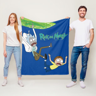 Couverture Polaire RICK ET MORTY™ Sortie du portail