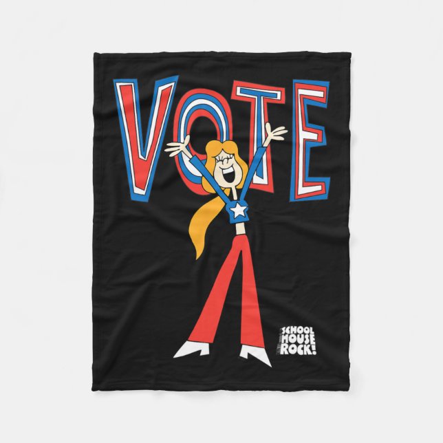 Couverture Polaire Ripple Junction X Schoolhouse Rock Vote Pour Sarah (Devant)