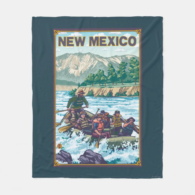 Couverture Polaire Rivière RaftingNew Mexique (Devant)