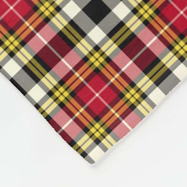 Couverture Polaire Robe Clan Buchanan Tartan Scottish Plaid Motif (Coin)