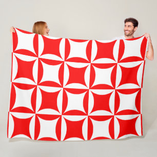 Couverture Polaire Roboter Peter pour payer Paul Motif rouge