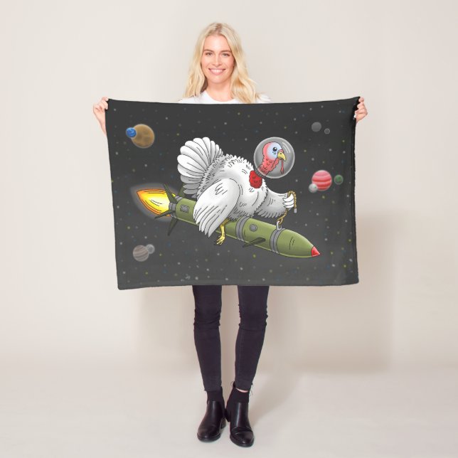 Couverture Polaire Rocket Turquie Thanksgiving (En situation)