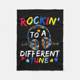 Couverture Polaire Rockin' À Un Autisme Autiste Différent Tune