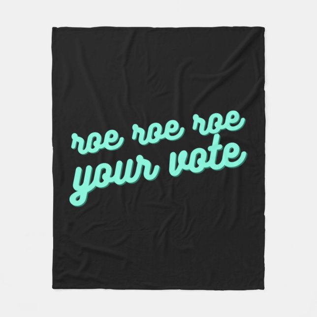 Couverture Polaire roe roe roe your vote XV  (Devant)