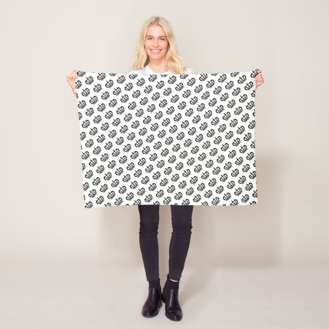 Couverture Polaire Roi ou reine de la Couronne noire (En situation)