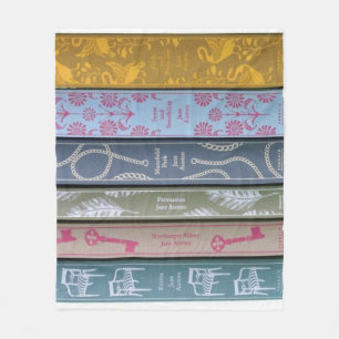 Couverture Polaire Roman de Jane Austen Throw Blanket